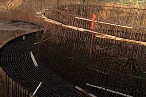 船营砼烟囱新建施工现场